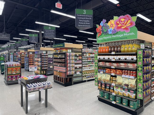 Publix endcap Hispanic Heritage Month