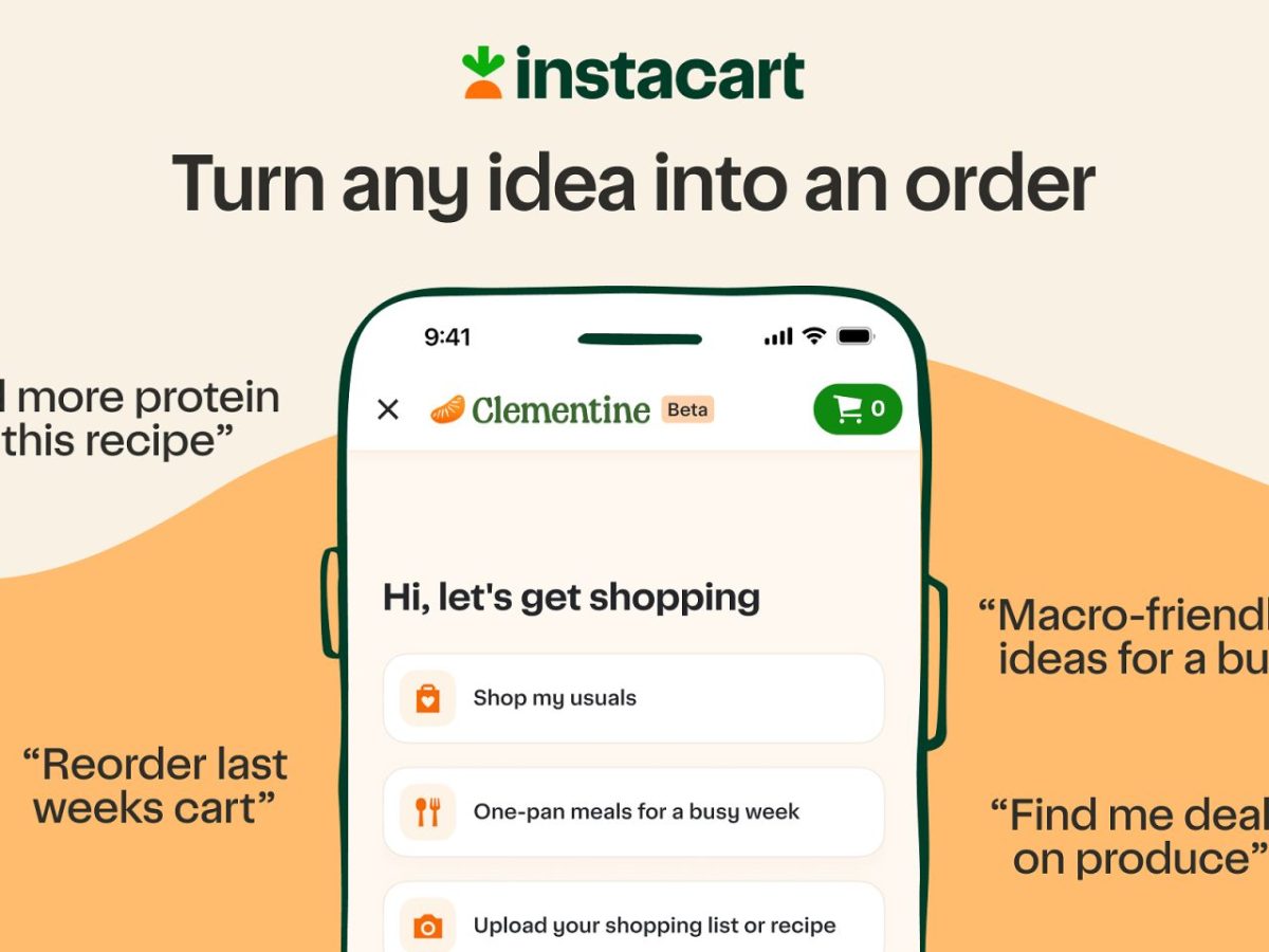 AI Shopping Assistants Debuted By Instacart, Shipt