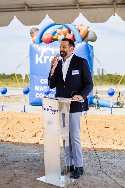 Rudy DiPietro speaking at a podium