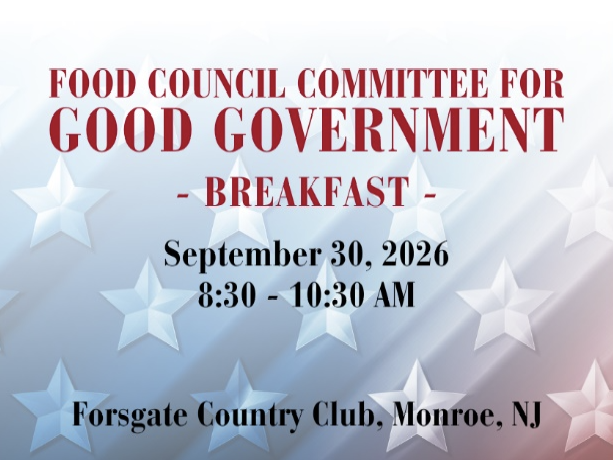 NJFC To Honor 6 Leaders At Annual Good Government Breakfast