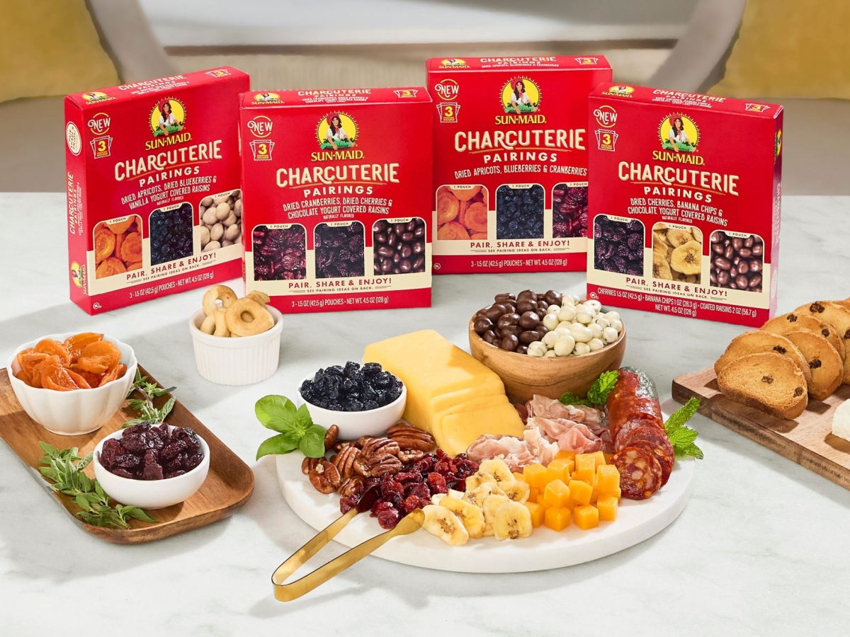 Sun-Maid Enters Charcuterie Category With New Pairings Line