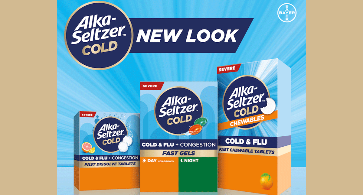 Alka-Seltzer Cold packages