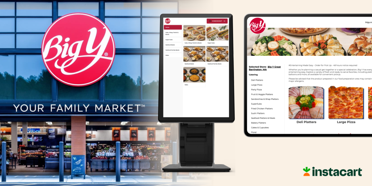 Big Y food ordering kiosk