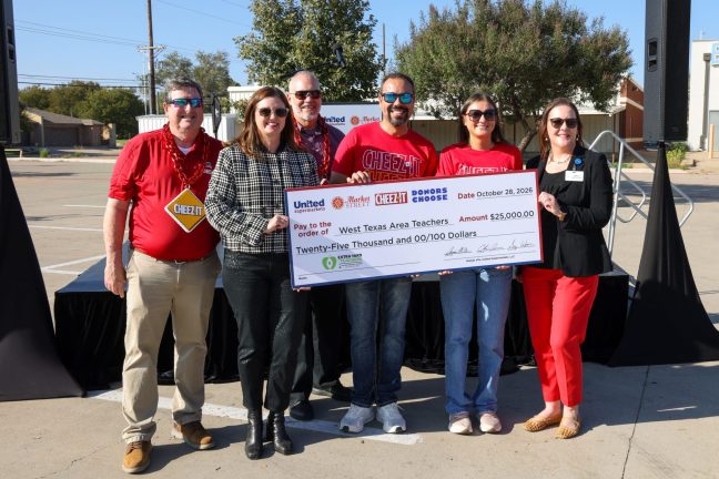 people with donation check