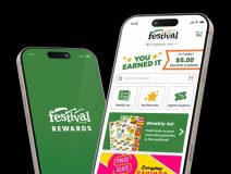 Festival Foods app on phone