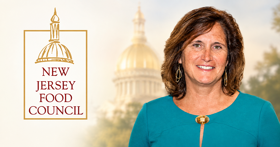 image of Linda Doherty with NJFC logo and state capitol building in background
