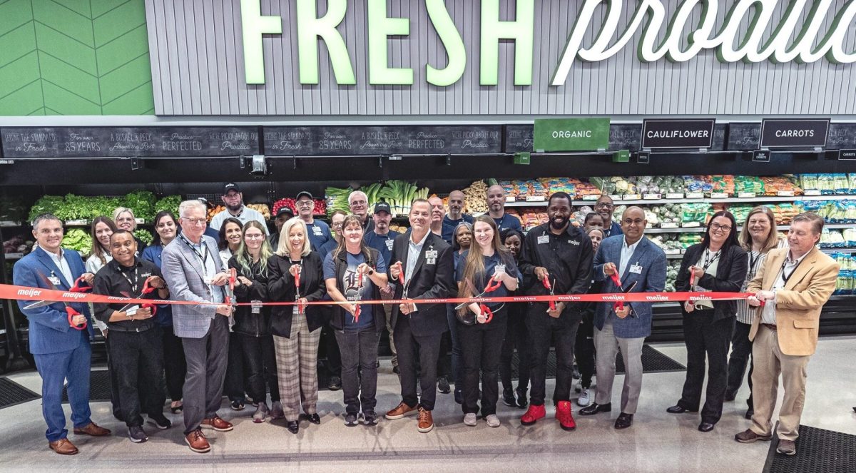 Meijer Supercenter ribbon cutting Plymouth