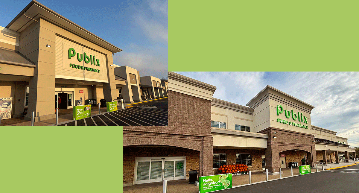 two new Publix stores