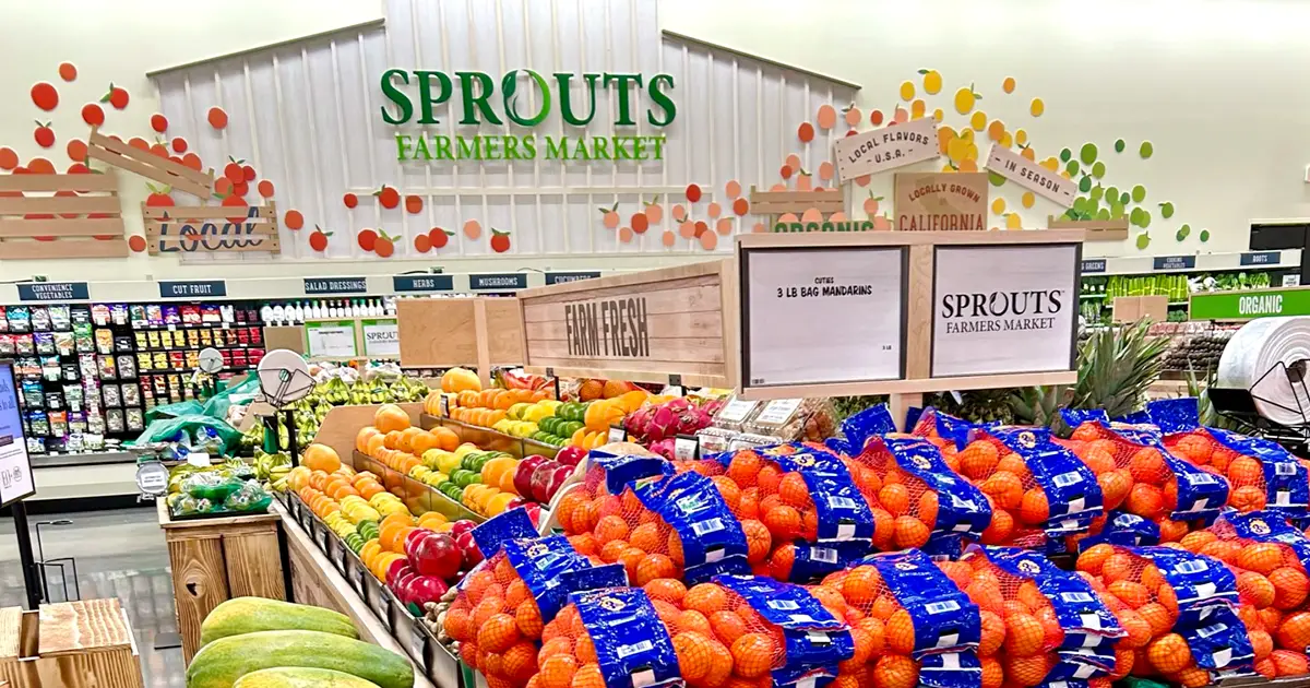 Sprouts produce department