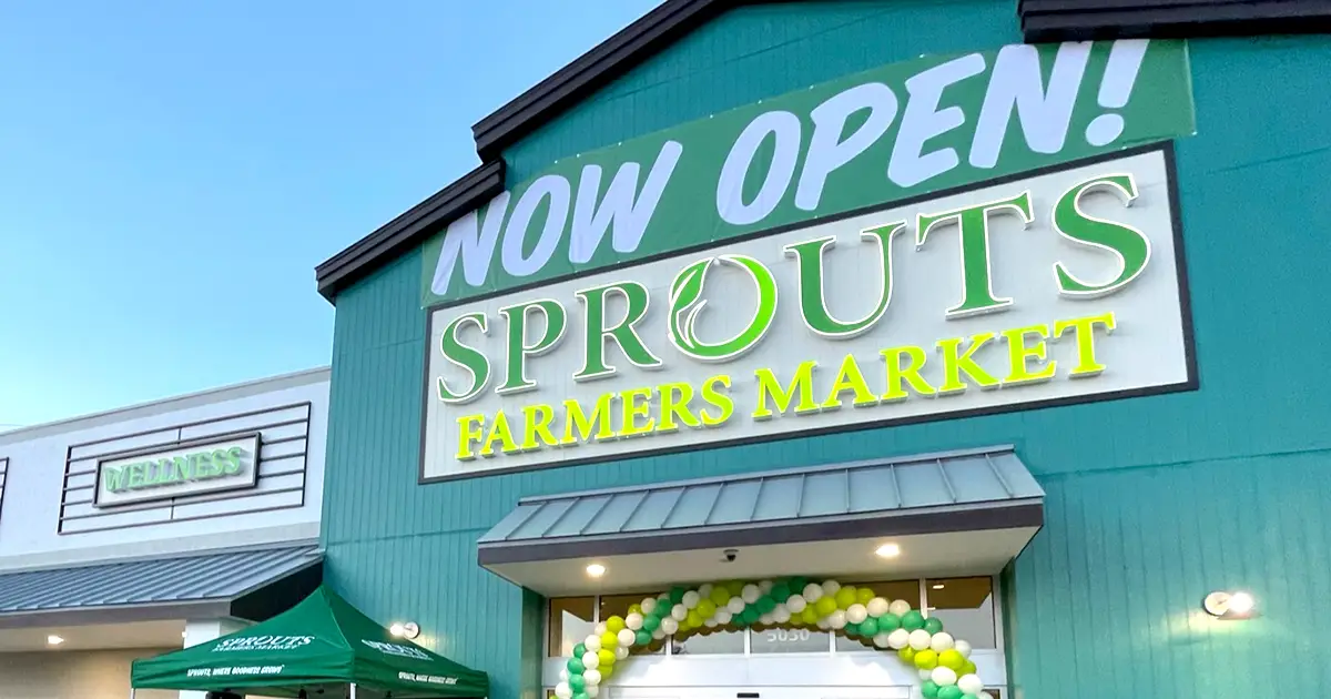 New Sprouts Farmers Market Storefront